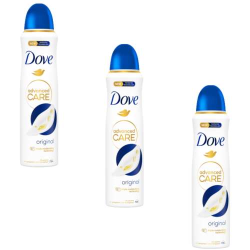 Dove Advanced Care Original Deospray, 3 x 150ml