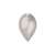 26 cm srebrne metaliczne balony lateksowe, 100 sztuk w opakowaniu