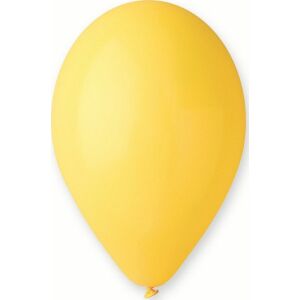 Balon Gemar Pastel Galben, G110, 30 cm, 100 buc. 133869467 - Decoratii si echipamente pentru petreceri