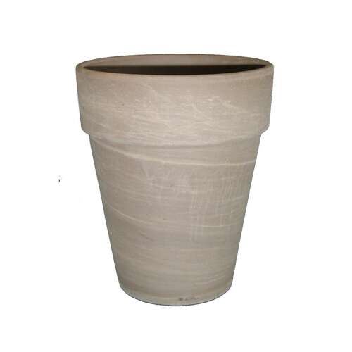 50cm-es terrakotta virágcserép, grande, bazalt 