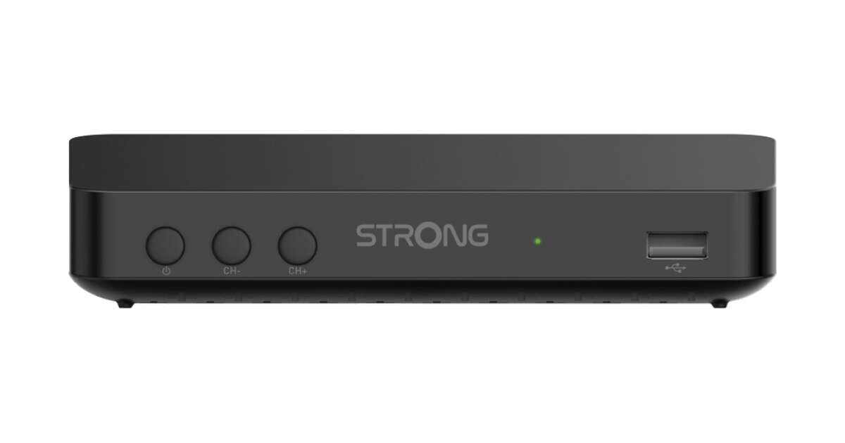 Strong SRT8208 DVB-T Set-Top Box, Black