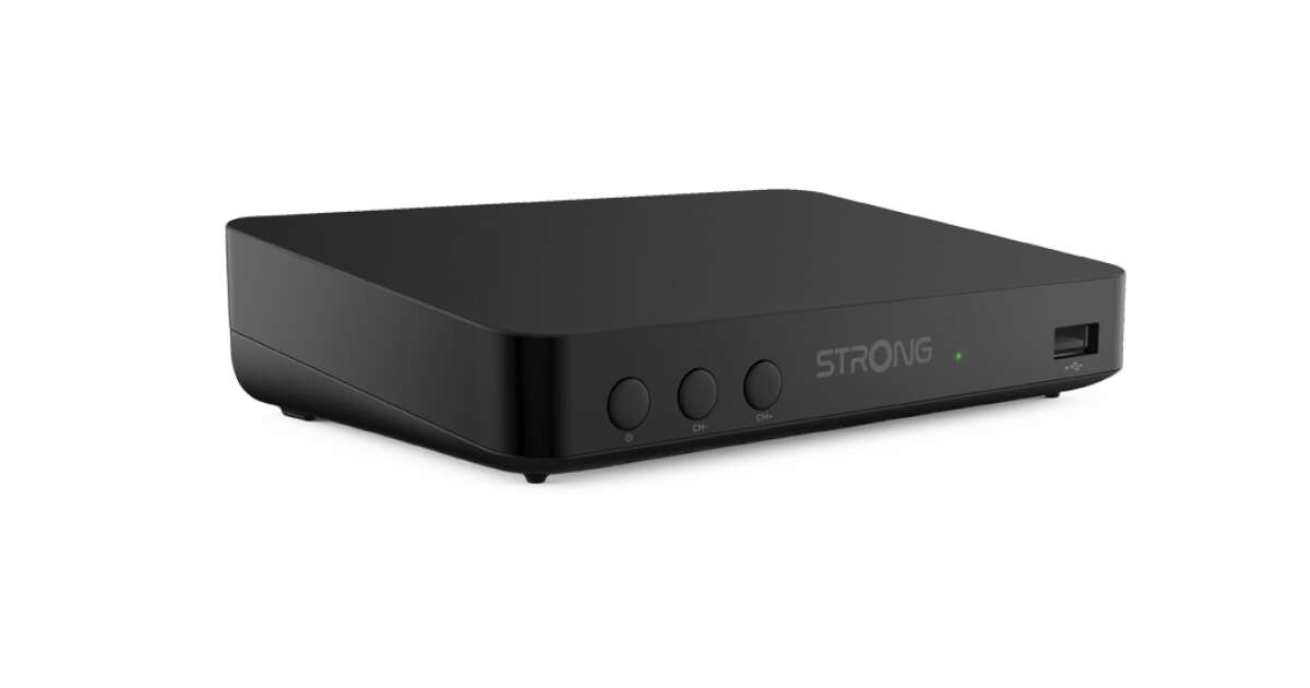 Strong SRT8213 DVB-T Set-Top Box, čierny