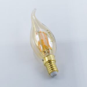 Optonica Vintage LED Candle Bulb E14 4W, Filament Style - Lamp & Lighting