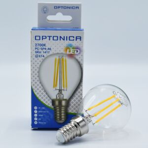 Optonica Vintage LED E14 G45 Bulb with Packaging - Lamp & Lighting