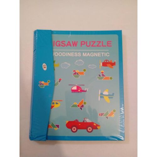 Tangram puzzle mágneses jigsaw, fejlesztő játék gyerekeknek