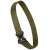 Green tactical belt with metal buckle