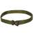 Green tactical belt with metal buckle