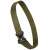 Green tactical belt with metal buckle