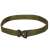 Green tactical belt with metal buckle