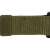 Green tactical belt with metal buckle