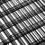 Close-up of Springos black metal kennel wire mesh