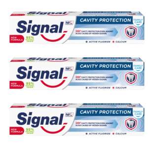Signal Family Care Zubná pasta na ochranu zubného kazu 3x75ml 67221444 Zubné pasty
