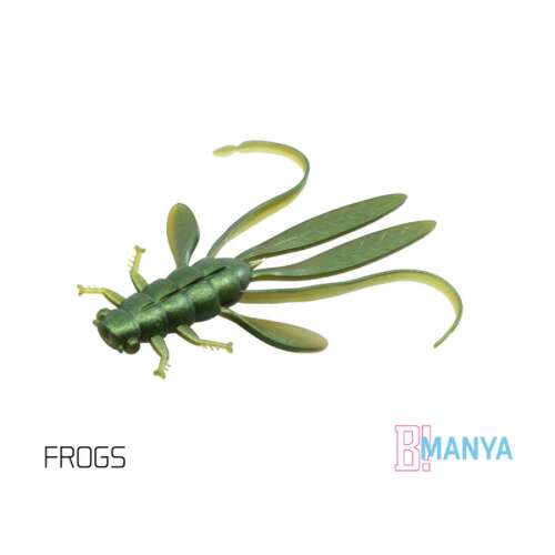 Delphin MANYA UVs 10.5cm FROGS puha csalik horgászatra - Gumicsali és twister