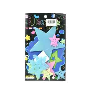 Stickere de perete cu stele și nori care strălucesc în întuneric, set de 10, pentru decorarea camerei copiilor - Decorațiuni de perete fosforescente