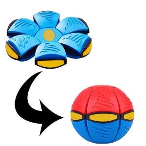 Magic UFO ball, transforms from disc to ball, LED lights, blue and yellow, BBJ - Nonbrand Interactive Kids' Toy