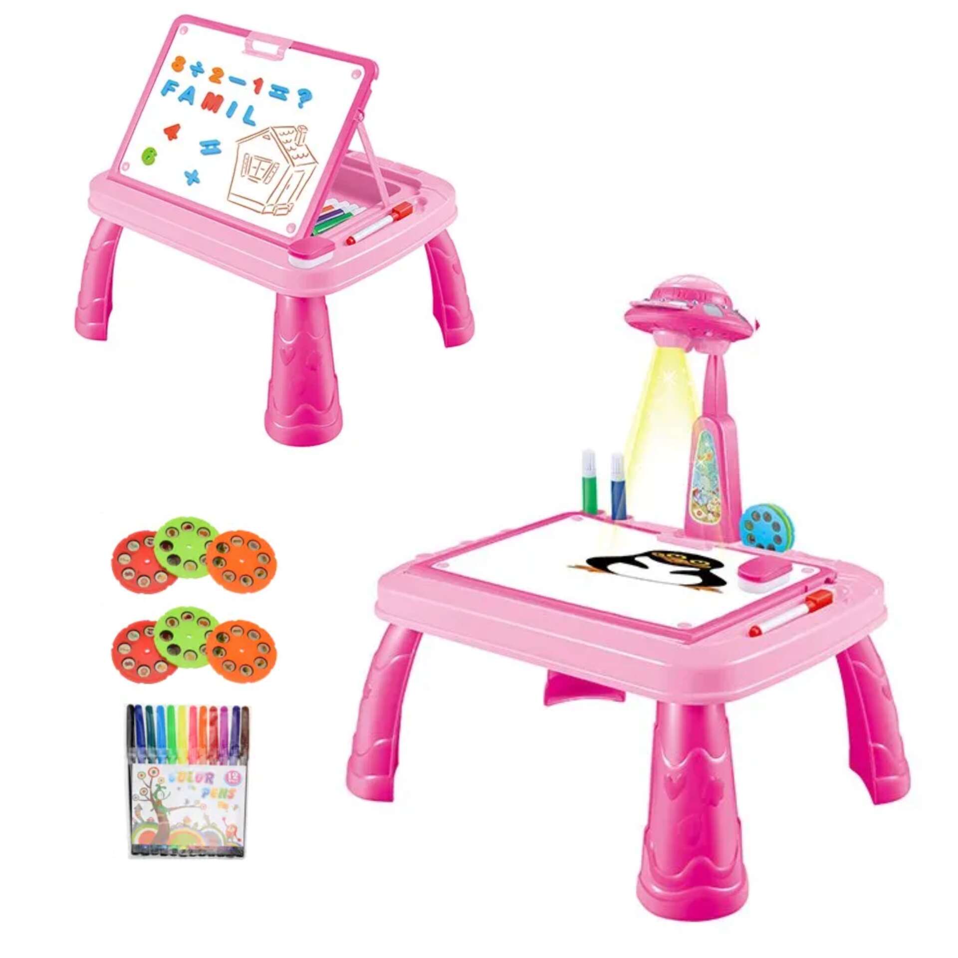 Pepita 2in1 Projektor Zeichnung Tabelle #rosa