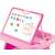 Pepita 2in1 Projector Drawing Table, pink, whiteboard close-up