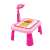 Pepita 2in1 Projector Drawing Table, pink, side view