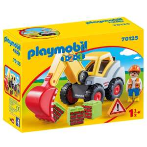 Excavator cu brat mobil Playmobil 70125 31851341 Playmobil 1-2-3