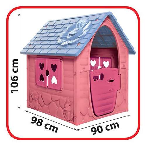 Első házam játszóház pink színben (456R)