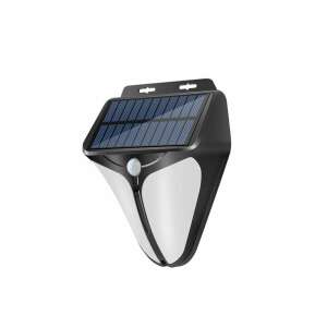 IRIS solárny reflektor s detektorom pohybu MSL-022B-BB-31SMD, čierny, vonkajšie bezpečnostné svetlo s detektorom pohybu a solárnym panelom - Iris