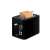 Tefal TT640810 2-slice black toaster with digital display and toasted bread