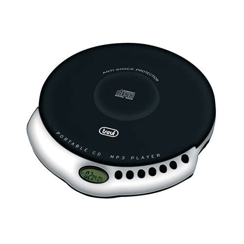 Prijenosni CD i MP3 player Trevi CMP498, crni i srebrni, s zaštitom od udara