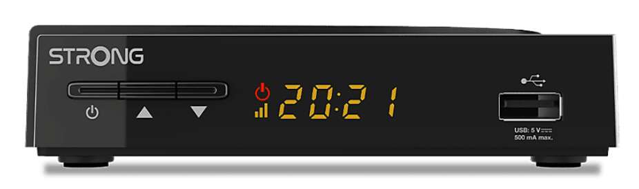 Strong SRT3030 Set-Top-Box, Fekete