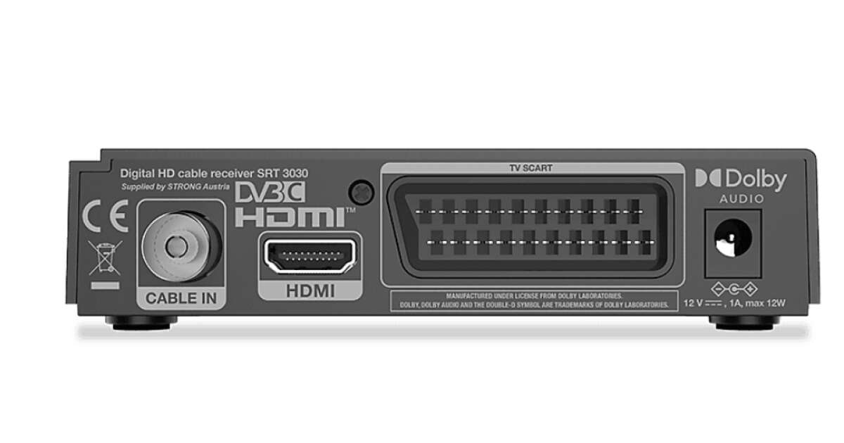 Strong Thomson THT82 HDMI AllTV Receiver, Black