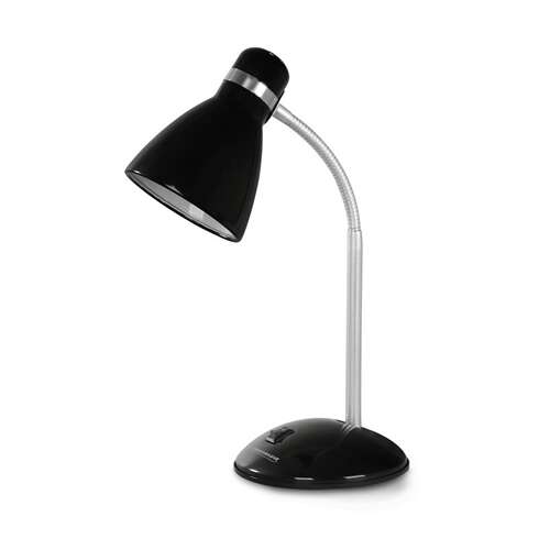 Esperanza ELD113K ALKES E27 Black Desk Lamp with Flexible Arm
