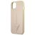 Guess Saffiano Triangle Beige iPhone 13 mini Case - Angle