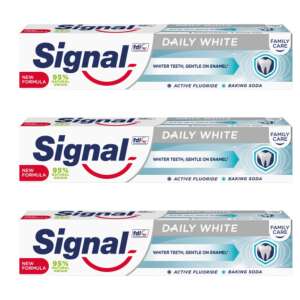Zubná pasta Signal Family Daily White 3x75ml 67362175 Zubné pasty