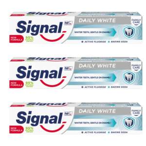 Signal Zubić Pasta Family Daily White 3x75ml
