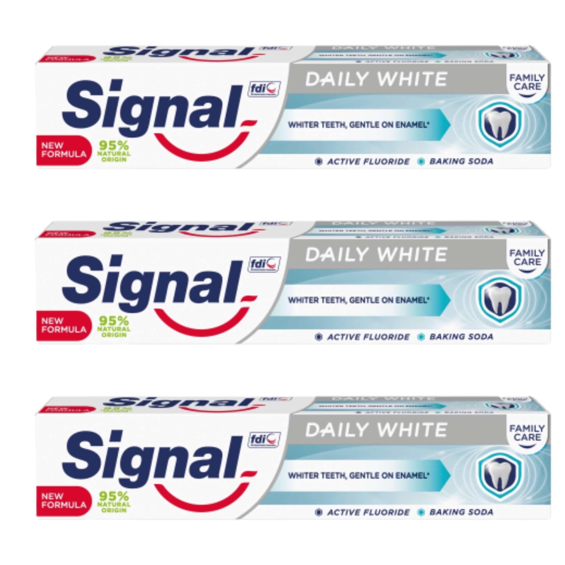 E-shop Zubná pasta Signal Family Daily White 3x75ml