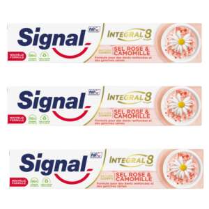 Signal Nature Elements Zubná pasta Sel rose & camomille 3x75ml 67370847 Zubné pasty