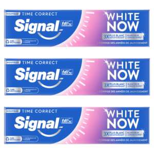 Signal White Now Time Correct zubná pasta 3x75ml 67371079 Zubné pasty
