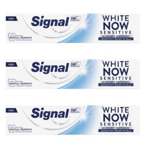 Signal White Now Sensitive zubná pasta 3x75ml 67377748 Zubné pasty
