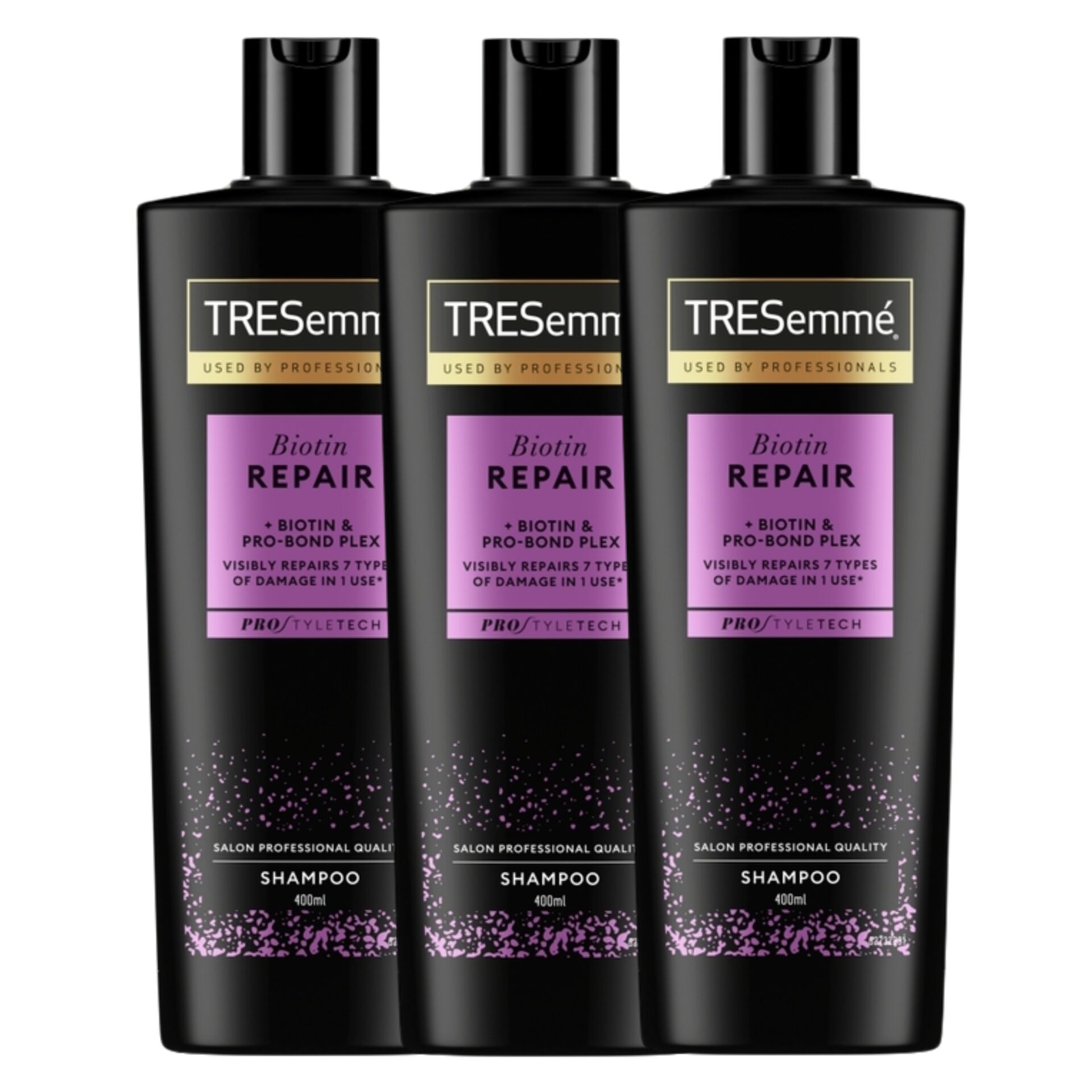E-shop TRESemmé Biotin + Repair 7 Šampón na poškodené vlasy 3x400ml