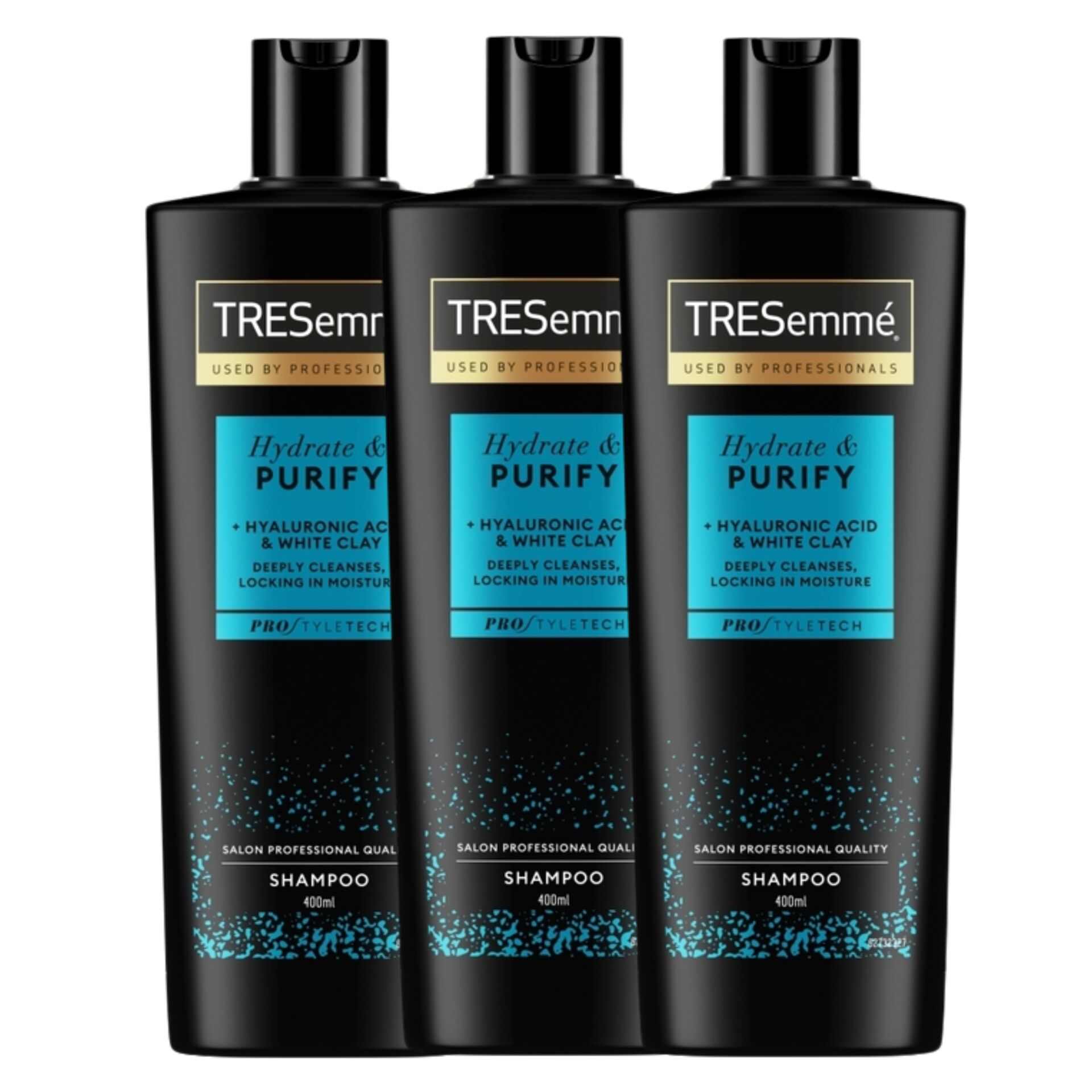 E-shop TRESemmé Hydrate &amp; Purify šampón na mastné vlasy 3x400ml