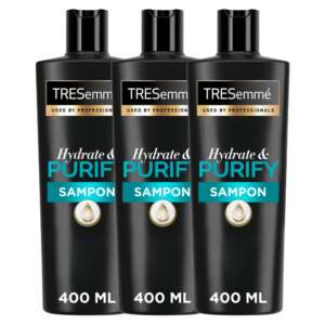 TRESemmé Hydrate & Purify Shampoo für fettiges Haar 3x400ml 67383660 Shampoos