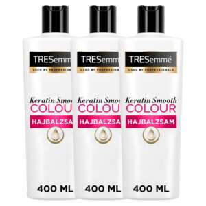 TRESemmé Keratin Smooth Colour Conditioner pentru părul vopsit 3x400ml 67386914 Balsamuri de păr