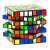 Cubikon 7x7 gyorskocka, fekete, piros, sárga, zöld, kék, narancs, fehér