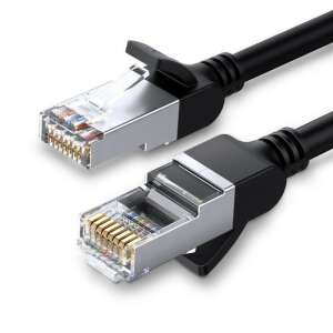 UGREEN Netzwerkkabel mit Metallsteckern, Ethernet RJ45, Kat.6, UTP, 10m (schwarz) 67436770 UTP-Kabel