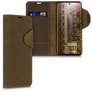 Kalibri Brown Leather Wallet Case for Samsung Galaxy S20 with Card Slots - Kalibri Phone Case