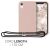 KWmobile iPhone XR pink silicone case with lanyard, cord length 170cm
