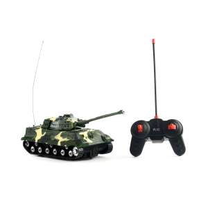 Remote control tank toy, camouflage design, with remote control - Remote control vehicle