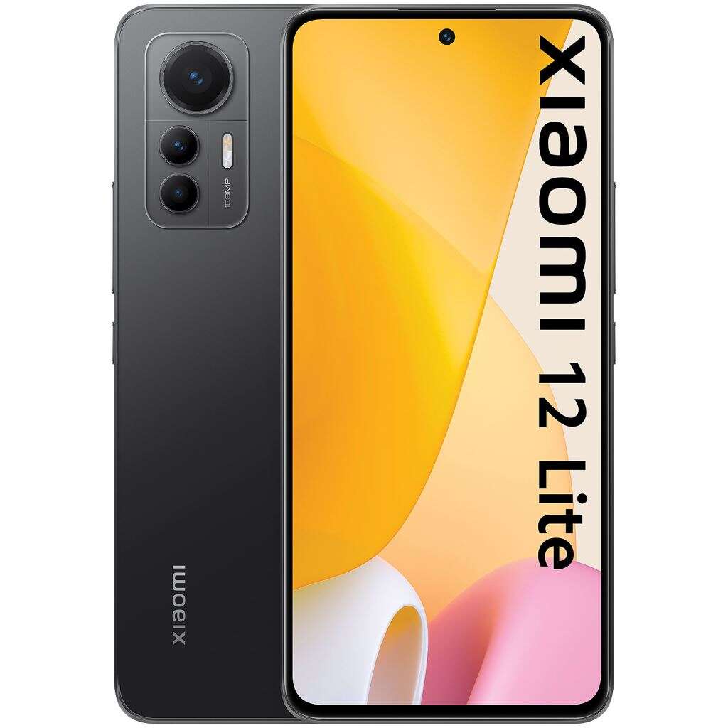 Xiaomi 12 lite 8/128gb dual-sim mobiltelefon fekete