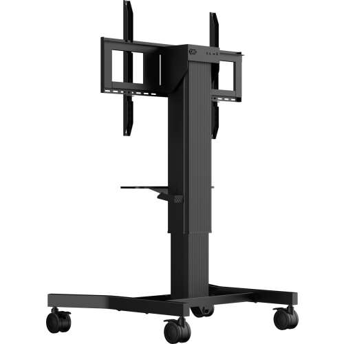iiyama MD CAR1021-B1 monitor állvány, fekete, magasság állítható, kerekekkel, 55-86 hüvelykes képernyőkhöz - Iiyama