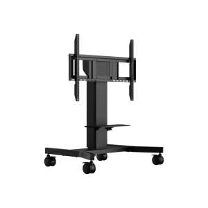 Stojan na monitor iiyama MD CAR1021-B1, čierny, nastaviteľný, s kolieskami, pre obrazovky 55-86 palcov - TV stojany a nástenné držiaky