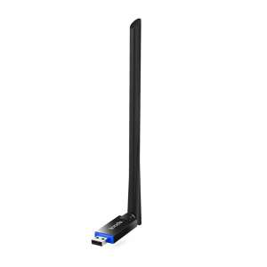 Tenda U10 AC650 Dual Band Wireless USB Adapter with 6dBi Antenna - Network Card